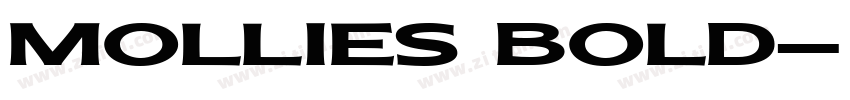 mollies bold字体转换